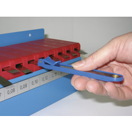 Feeler gauge set, 15 strip 0,30-1,00mm