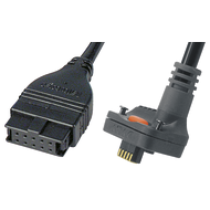 Signal cable type A, 1m, IP-protected, with DATA button