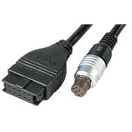 Signal cable type E, 1m, 6-pin, round