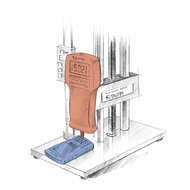 Force measuring device, digital FK 1000 meas. range 1000 N (resolution 0,5 N)