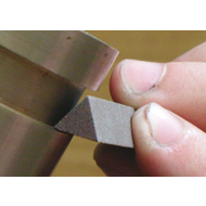 File/whetstone DIN525 type 9020 triangular 13x150mm Indiga coarse