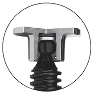 Screw clamp, all-steel 120x60mm