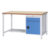 Cabinet workbench 03.14.12A WxDxH: 1500x750x859mm RAL7035/5012