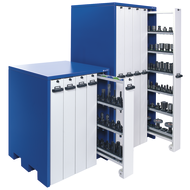 CNC vertical cabinet WKS 1 SET-Z WxDxH: 1040x1050x1240mm RAL5010/9002