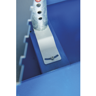 CNC cabinet RotaRex® roller shutter, electric (with remote control) RAL5012/7035