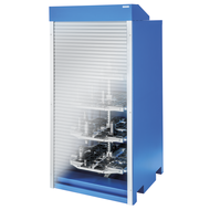 CNC cabinet RotaRex® roller shutter, electric (with remote control) RAL5012/7035