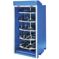CNC cabinet RotaRex® roller shutter, electric (with remote control) RAL5012/7035