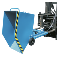 Steel sheet box cart 250 litres RAL5012