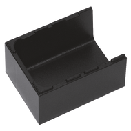 System box AQ-1121 48x 72x 92mm half (compensating box) (1 section 62mm)