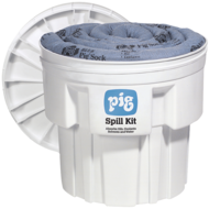 Absorption kit in safety barrel