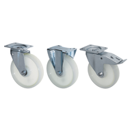 Swivel and 2 fixed castors -2 180mm, TF 450kg/roll