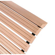 Wooden foot grille, width: 600mm series 2 3,5cm tall