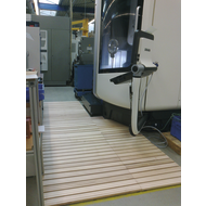 Wooden foot grille, width: 600mm series 2 3,5cm tall