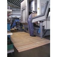 Wooden foot grille, width: 600mm series 2 3,5cm tall