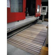 Wooden foot grille, width: 600mm series 2 3,5cm tall