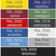 Reihenwerkbank inkl. Schubladenblock 700mm, 2000x600x860mm RAL7016/3020