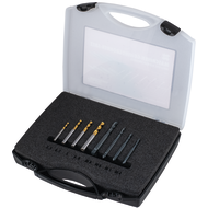 Machine tapping set S-SFT+EX-SUS-GDS M4-M8 + tapping hole drill bit (8-pieces)