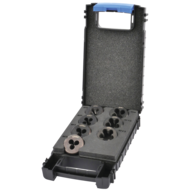 Threading die set 7-pcs. HSS 25x9mm M3-M12 6g, vapour-treated