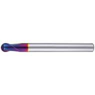 Radiusfräser VHM kurz ø 1x1,5x3,5x57mm Z=2 HA RockTec PRO