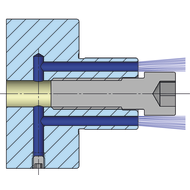 Quernut-Aufsteckfräsdorn MAS403AD BT30, 16mm A=40mm, mit KKB, G2,5 25.000