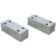 Aluminium top jaws 165x55x60 for base jaws BB125