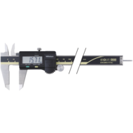 Dig. calliper gauge 100mm (0,01mm) ABS AOS thumb r., depth bar 1,9mm, data outp.
