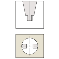 Workshop calliper gauge 450mm (0,02mm) without blade tips, w. fine adjustment