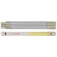 Folding ruler 2m wood, EC Class III