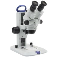 Stereo-zoom microscope trinocular 0.7x to 4.5x zoom