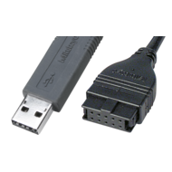 Signal cable type D-USB 2m, 10-pin, rectangular