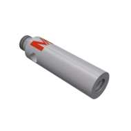 Stylus extension, steel M2 L=10mm, stainless steel