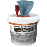 Cleaning cloths, Wiper Bowl Polytex in dispenser tub (72 cloths)