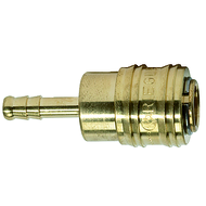 Quick-release coupling NW 7.2 “connect line”, brass blank, G 3/8 IT