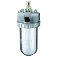 Mist lubricator “standard” with polycarbonate container, BG 1, G 1/4