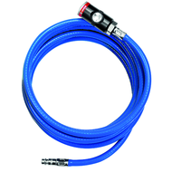 Soft PVC workshop hose set, safety coupl., hose ø 11x6.3, length 10 m