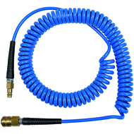 Spiral hose coupling set, standard coupling, PA, hose ø 8x6, length 5.0 m