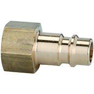 Nipple for couplings NW 7.2-7.8, brass blank, G 1/4 ET