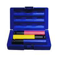 Socket set 1/2", 3-pc. with protective coating for alum. rims 17/19/21 mm