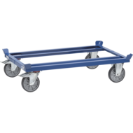 Pallet chassis, TPE tyres, RAL5007