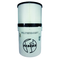 Oil mist filter FX 5002 / series 2 RAL7035 w/ highly efficient secondary filter