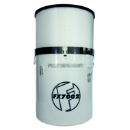 Oil mist filter FX 7002 / series 2 RAL7035 w/ highly efficient secondary filter