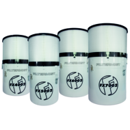 Oil mist filter S800 RAL7035 with highly efficient secondary filter