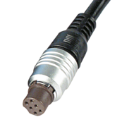 Signal cable type E, 1m, 6-pin, round