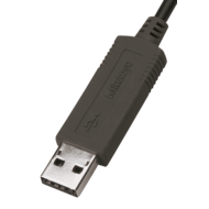Signal cable type B-USB, 2m, IP-protected, with DATA button