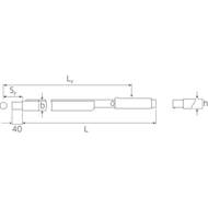 Drehmoment-Schlüssel MANOSKOP® 730, 160-800Nm, Außen-4-kant 24,5x28mm