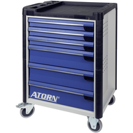 Trolley 6 drawers, tools 136 pcs.