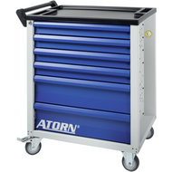 Tool trolley WxDxH: 778x496x913mm, 6 drawers RAL7035/5010