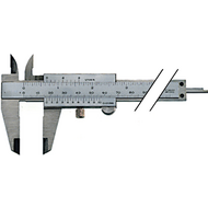 parallaxfreier Messschieber 150 mm mit Feststellschraube