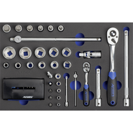 Insert, wrenches 1/2"+1/4" 435x29