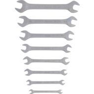 Double open-end spanner DIN3110, 6x7mm to 20x22mm) 8-pcs.